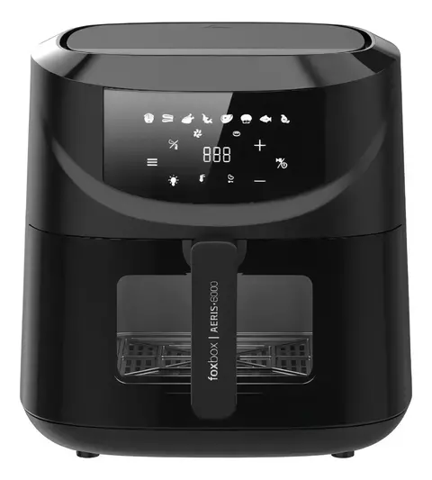 Foxbox Freidora De Aire Genus Aeris-8000 8 Lts 2000w Negro
