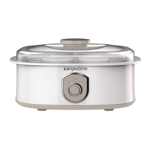 Yogurtera Kanji Home 7 Frascos De Vidrio 20w Color Blanco