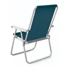 Sillón Playero Alto Confort Azul Marino de Aluminio