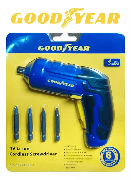 DESTORNILLADOR INALAMBRICO GOOD YEAR