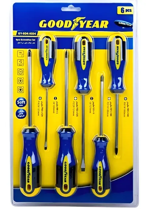 SET DE 6 DESTORNILLADORES EN BLISTER GY-SDK-8004