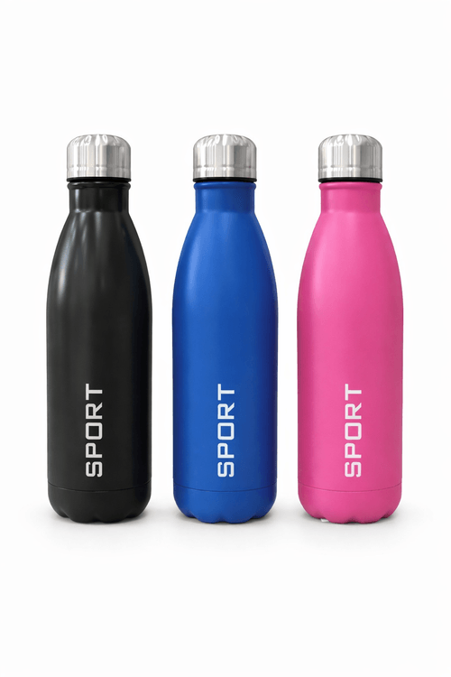 BOTELLA  DE ACERO COLORES SURTIDOS