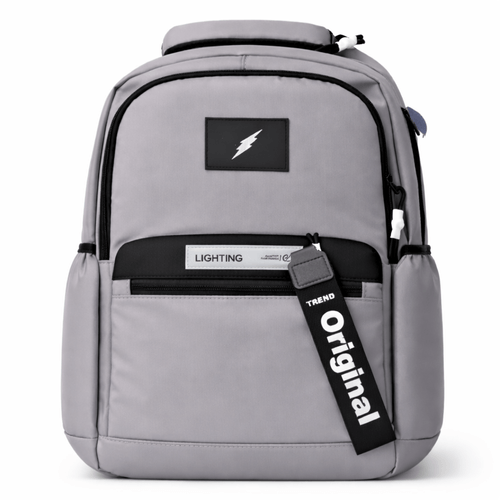 MOCHILA DISEÑO LISO 3 CIERRES VARON