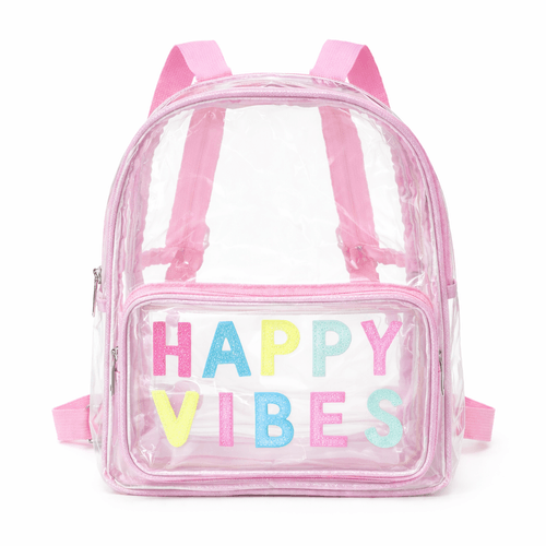 MOCHILA HAPPY VIBES PVC