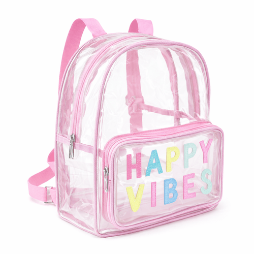 MOCHILA HAPPY VIBES PVC
