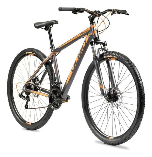 BICICLETA OLMO WISH 290 R29 T20 DISC NARANJA Y NEGRO