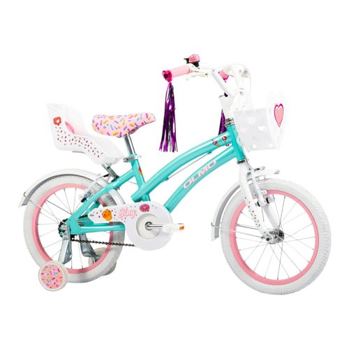BICICLETA OLMO TINY 16" TURQUESA