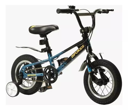 BICICLETA BIPOKIDS ON FIRE R12 ALUMINIO FRENO A DISCO