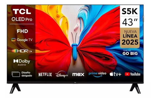 SMART TV TCL 43" QLED 43S5K GOOGLE TV