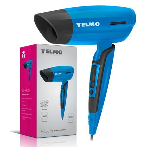 SECADOR DE PELO COMPACTO YELMO 1400W