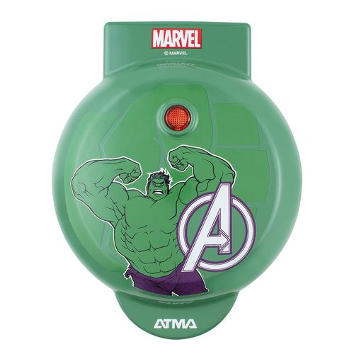 MINI WAFFLERA ELÉCTRICA ATMA MARVEL HULK