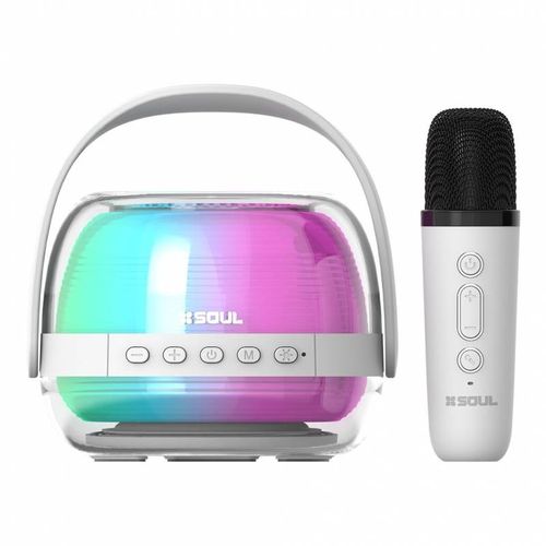 PARLANTE BT PARTY TEEN c/2 MIC 5W BLANCO