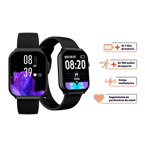 SMARTWATCH HAXLY KUBE V2 NEGRO