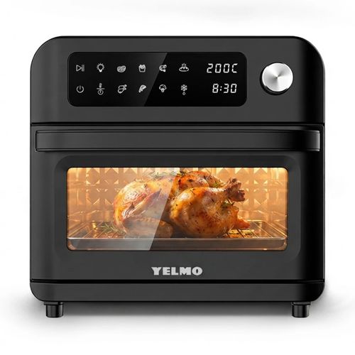 FREIDORA DE AIRE DIGITAL YELMO 11.8L 1700W NEGRO