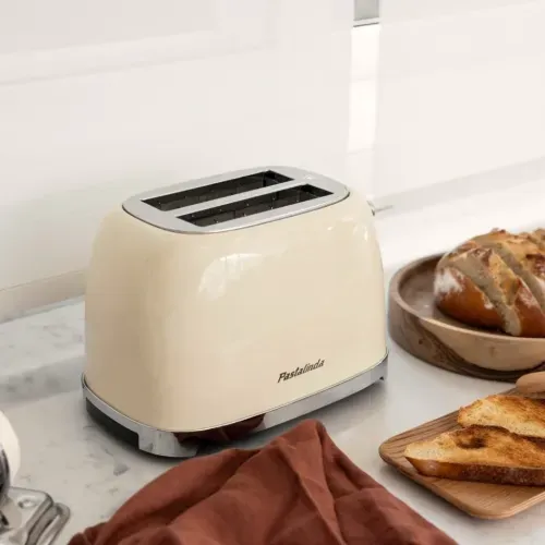 TOSTADORA ELÉCTRICA PASTALINDA CREMA 2 RANURAS