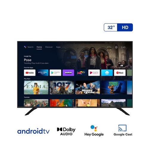 Smart Tv Hyundai 32" Hd Google Android Tv